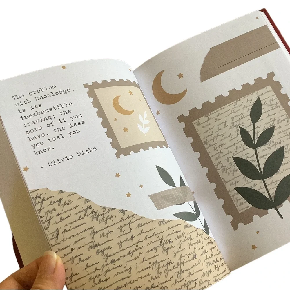Reading Journal Planner New Hardback TBR - Picture 14 of 15